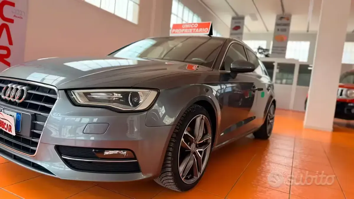 Usata Audi A3 125 CV (91 kW) 2015 Grigio Berlina