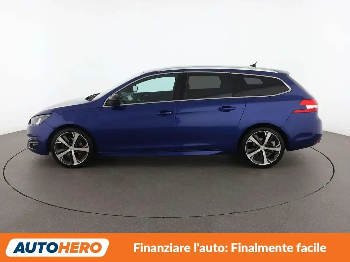 Usata Peugeot 308 GT-line 120 CV (88 kW) 2017 Blu Station wagon