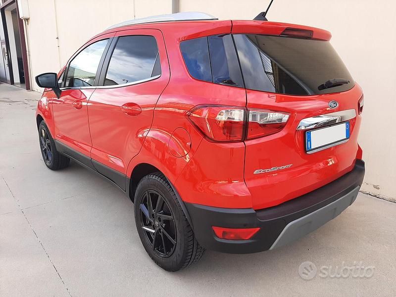 Usata Ford Ecosport Titanium 125 CV (91 kW) 2021 Rosso SUV