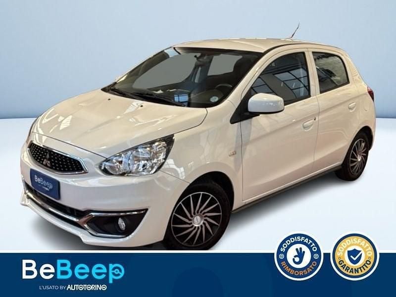 Usata Mitsubishi Space Star Invite 71 CV (52 kW) 2019 Bianco pastello Berlina