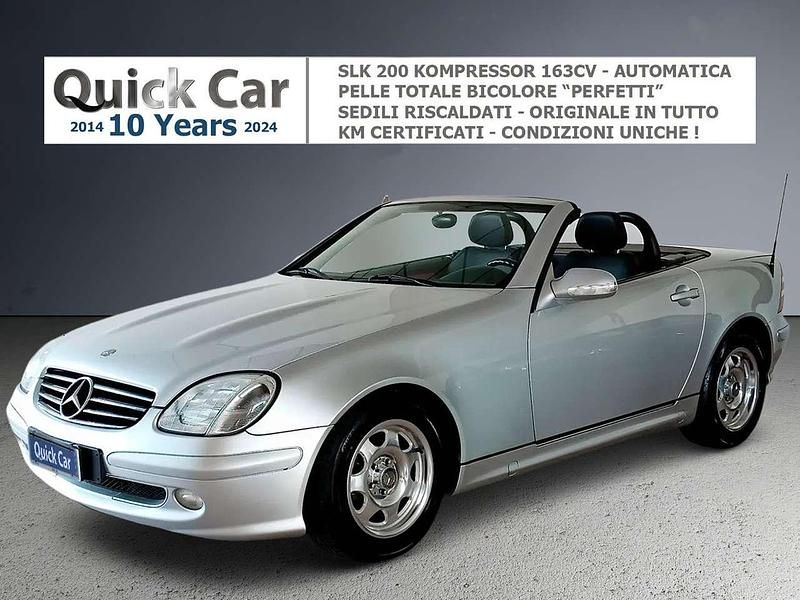 Usata Mercedes SLK200 163 CV (119 kW) 2001 Argento Cabrio