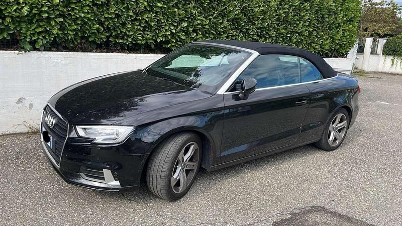 Nero Usata 2017 Audi A3 Cabriolet Ambiente Cabrio | 18.900 € (Buon prezzo) - Immagine 1/4