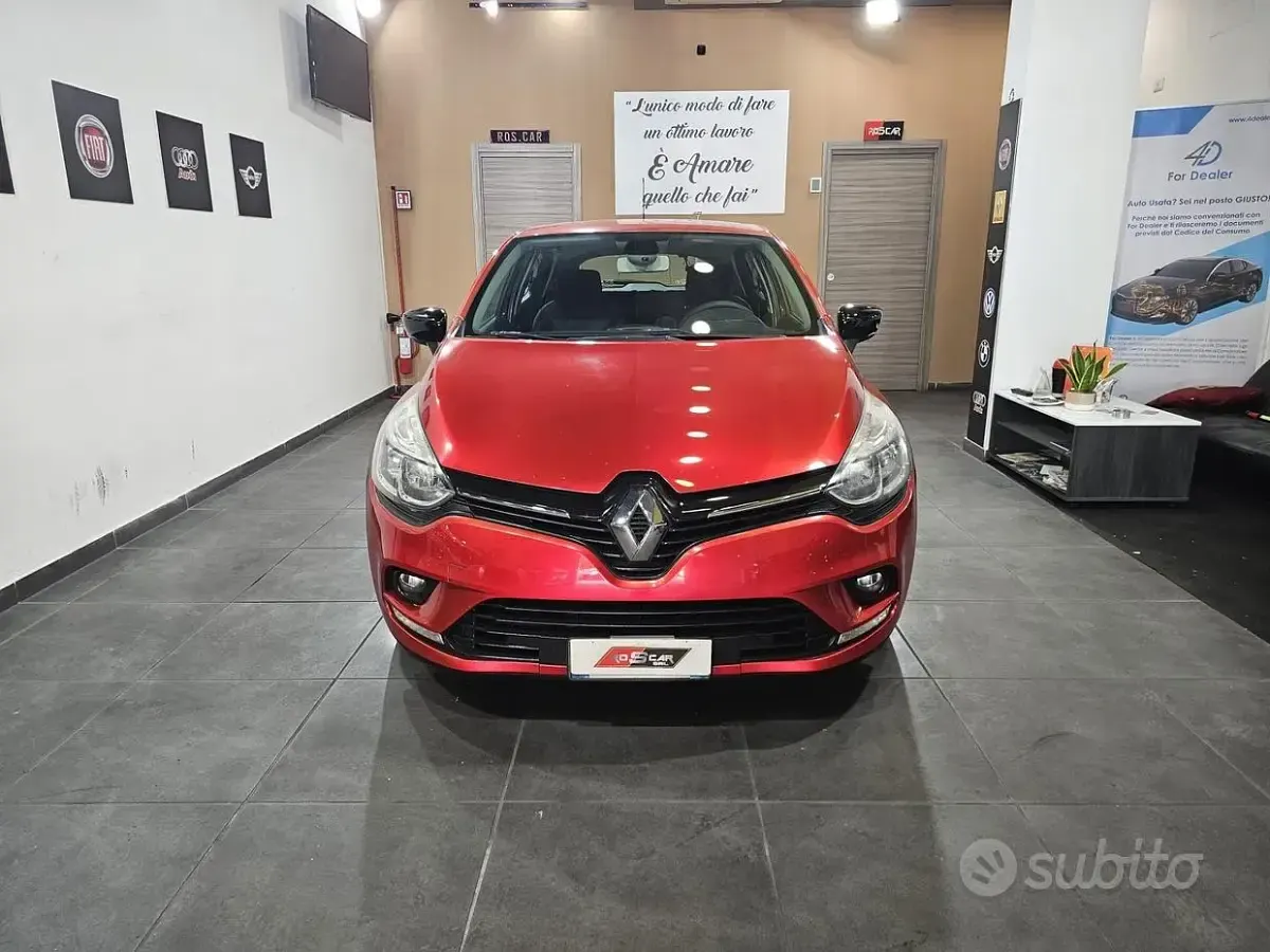 Usata Renault Clio IV 90 CV (66 kW) 2017 Rosso Berlina