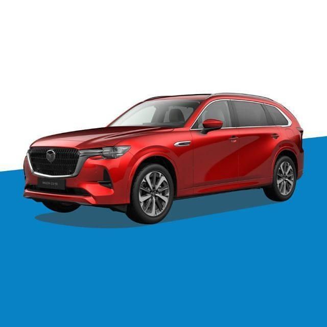 Rosso Nuova 2025 Mazda CX-80 Takumi-Line SUV | 66.920 € (Buon prezzo) - Immagine 1/2