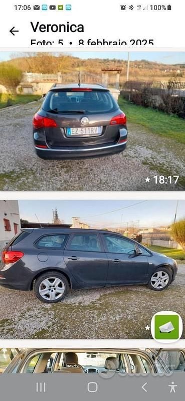 Usata Opel Astra 140 CV (102 kW) 2015 Grigio Station wagon