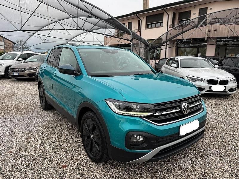 Usata VW T-Cross Style 95 CV (69 kW) 2020 Blu/azzurro SUV