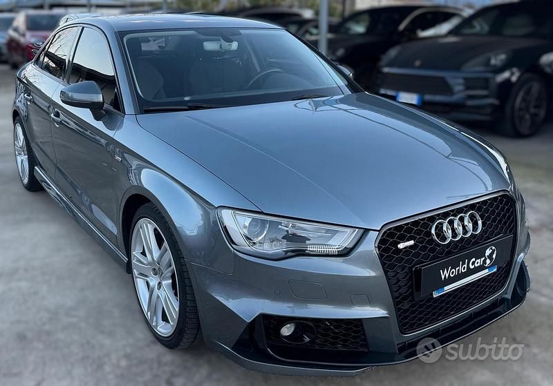 Usata Audi A3 Design 110 CV (80 kW) 2016 Grigio Berlina