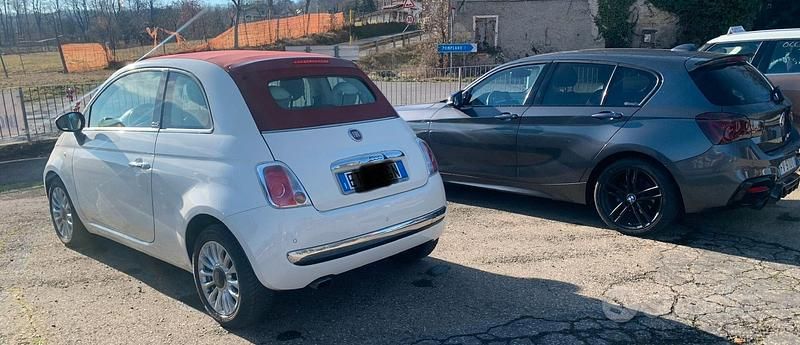 Usata Fiat 500 84 CV (61 kW) 2013 Bianco Cabrio