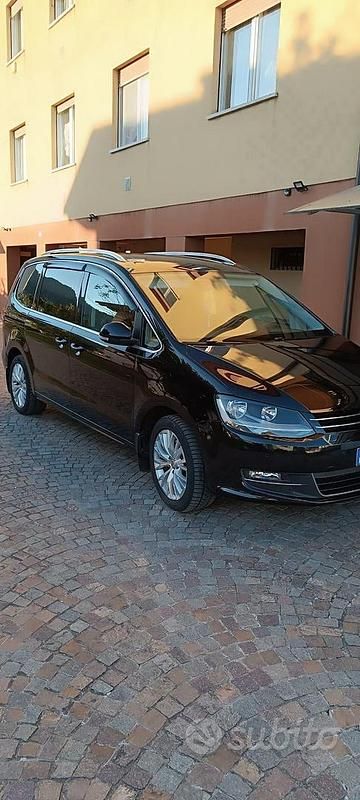 Usata VW Sharan 150 CV (110 kW) 2015 Nero Monovolume