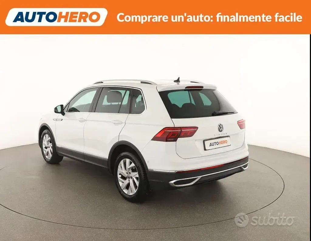 Usata VW Tiguan Elegance 150 CV (110 kW) 2022 Bianco SUV