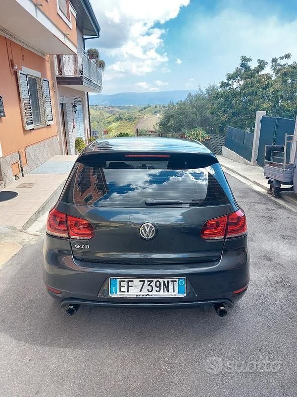 Usata VW Golf VI GTD 170 CV (125 kW) 2010 Grigio Utilitaria
