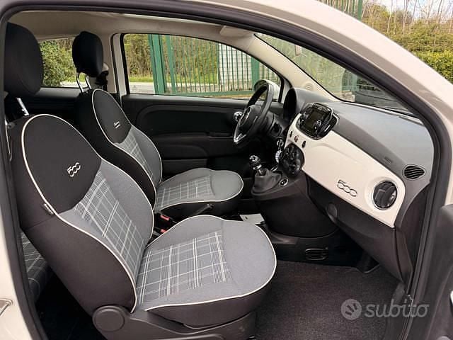 Usata Fiat 500 Lounge 69 CV (50 kW) 2018 Bianco Utilitaria