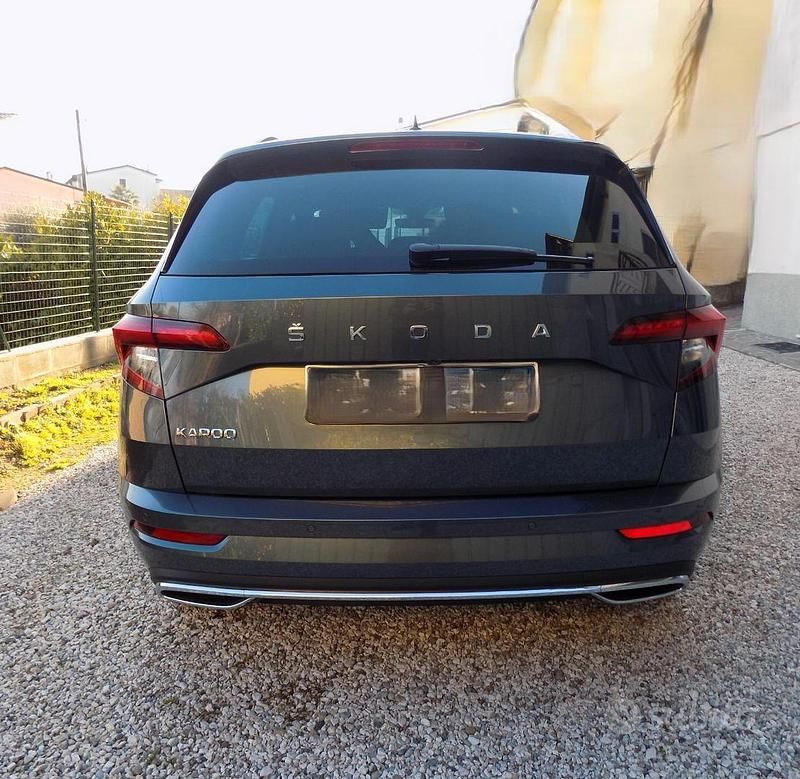 Usata Skoda Karoq SportLine 150 CV (110 kW) 2020 Grigio SUV