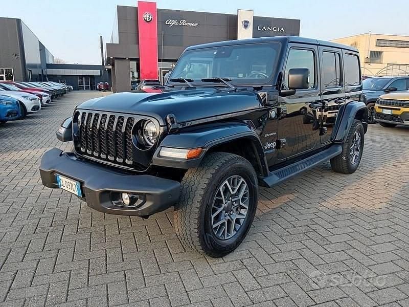 Usata Jeep Wrangler Sahara 380 CV (279 kW) 2022 Nero SUV