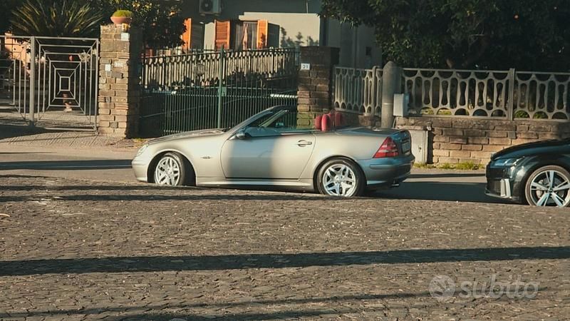 Usata Mercedes SLK200 Edition 2003 Grigio Cabrio