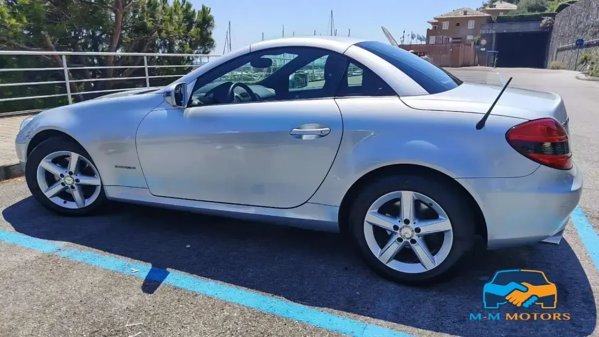 Usata Mercedes SLK200 Chrome 184 CV (135 kW) 2009 Grigio Cabrio