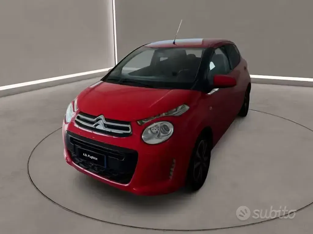 Usata Citroën C1 Shine 72 CV (52 kW) 2020 Rosso Utilitaria