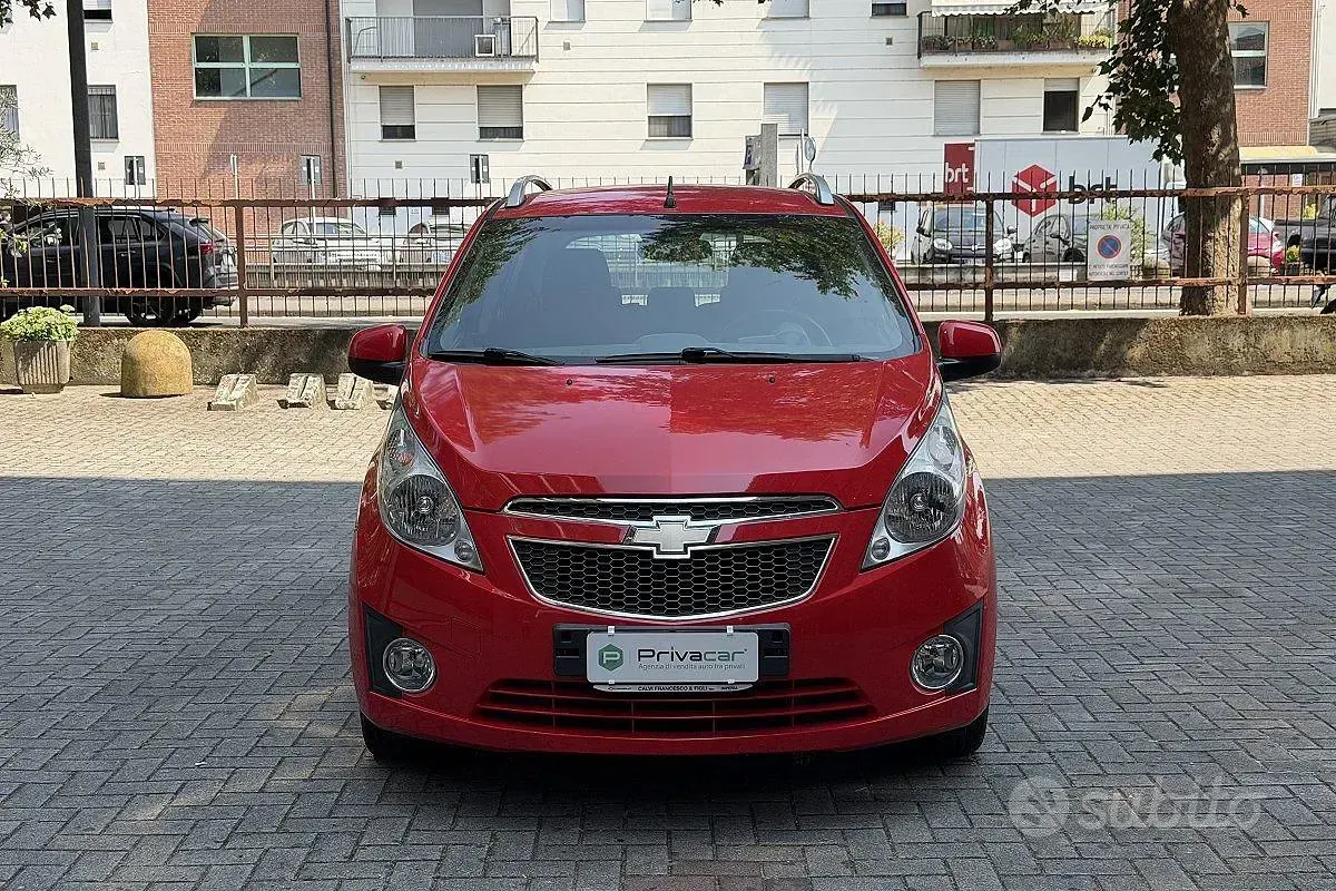 Usata Chevrolet Spark LS 68 CV (50 kW) 2010 Rosso Utilitaria