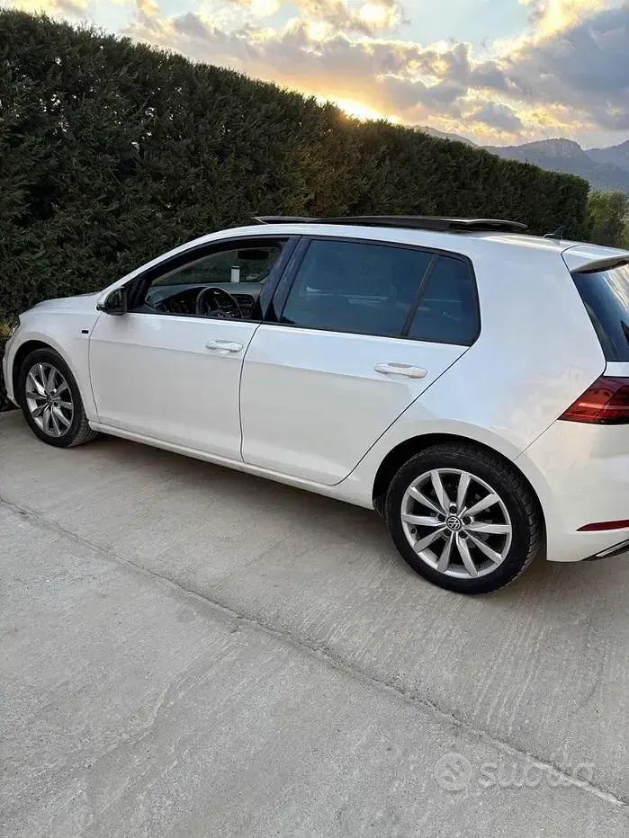 Usata VW Golf VII 115 CV (84 kW) 2019 Bianco Berlina