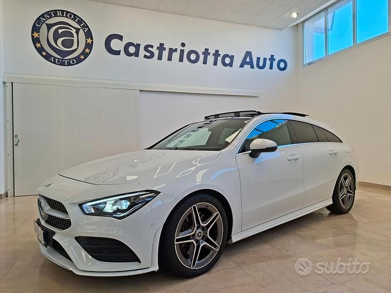 Bianco Usata 2021 Mercedes CLA200 Shooting Brake Premium Station wagon | 31.500 € (Buon prezzo) - Immagine 1/4