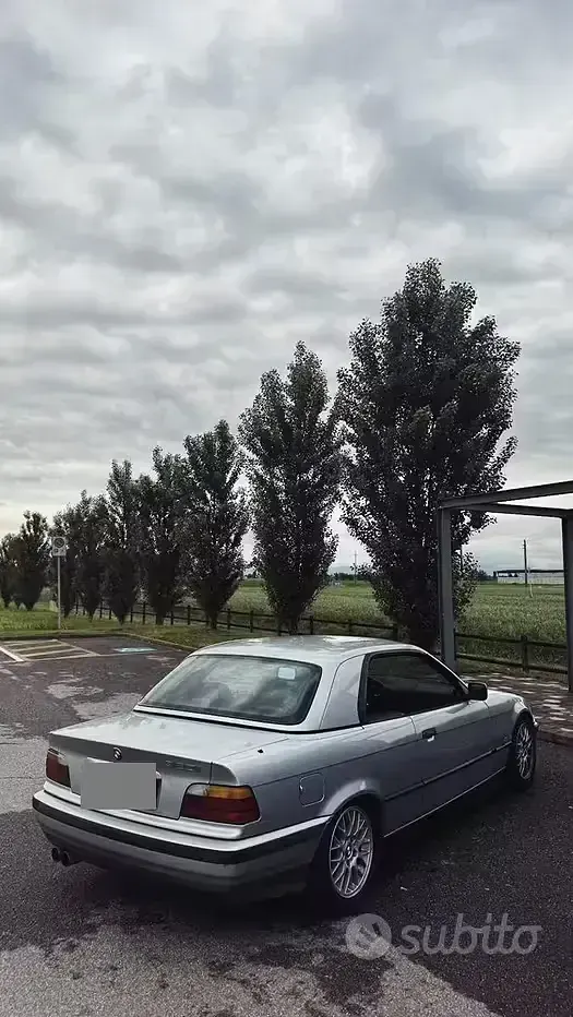 Usata BMW 320 Cabriolet 150 CV (110 kW) 1996 Grigio Cabrio