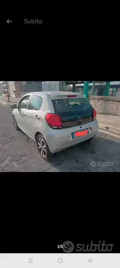 Usata Citroën C1 69 CV (50 kW) 2021 Grigio Utilitaria