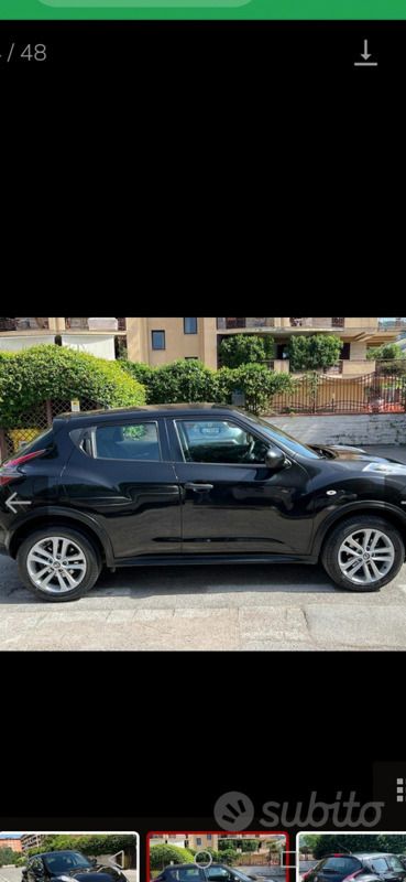 Usata Nissan Juke 110 CV (80 kW) 2012 Nero SUV