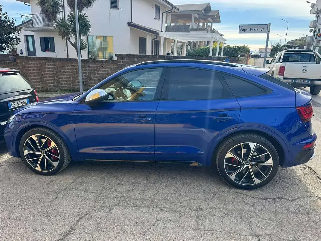 Usata Audi SQ5 Sportback 341 CV (250 kW) 2022 Blu/azzurro SUV