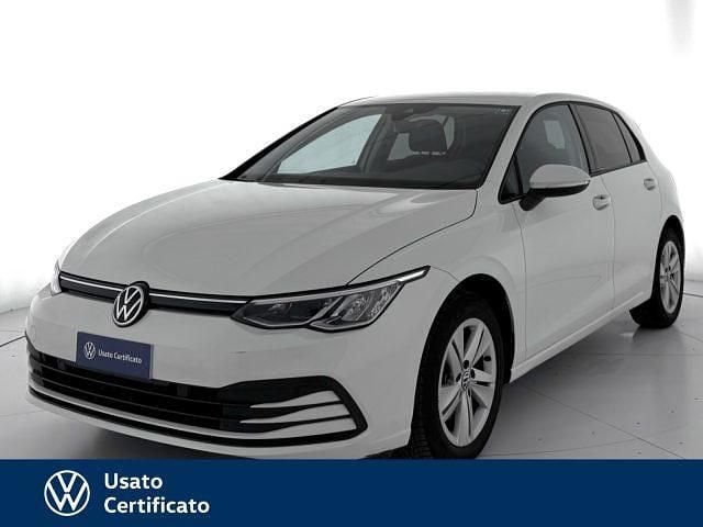 Usata VW Golf VII Life 130 CV (95 kW) 2020 Bianco