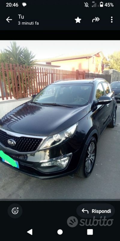 Nero Usata 2015 Kia Sportage SUV | 10.500 € (Buon prezzo) - Immagine 1/4
