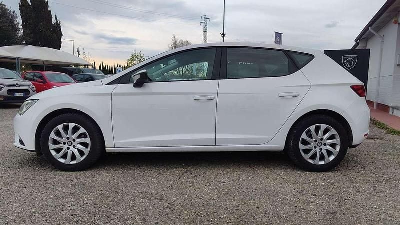 Usata Seat Leon Style 110 CV (80 kW) 2016 Bianco Utilitaria