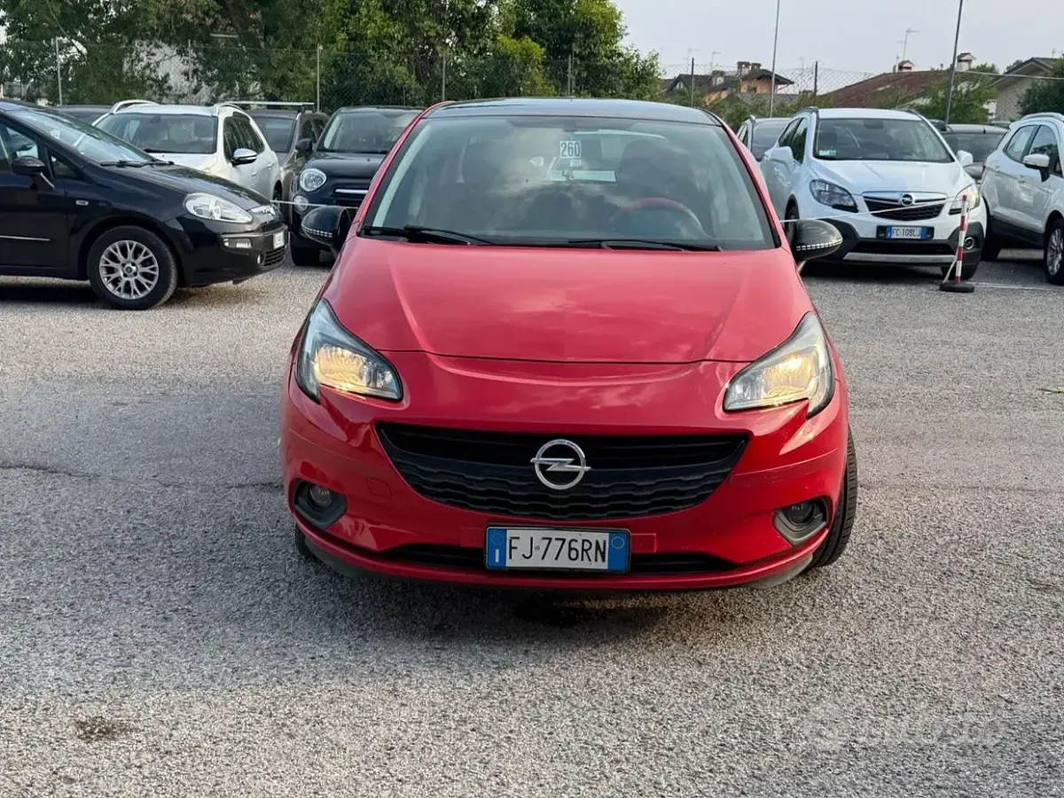 Używany Opel Corsa 75 KM (55 kW) 2017 Czerwony Hatchback