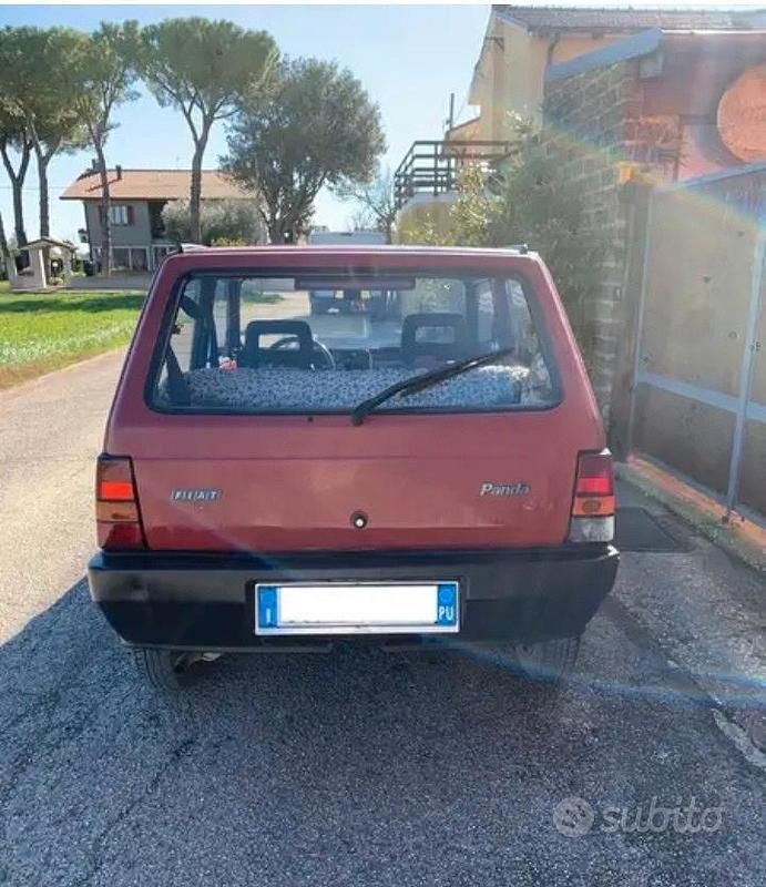 Usata Fiat Panda 54 CV (39 kW) 2002 Rosso Berlina