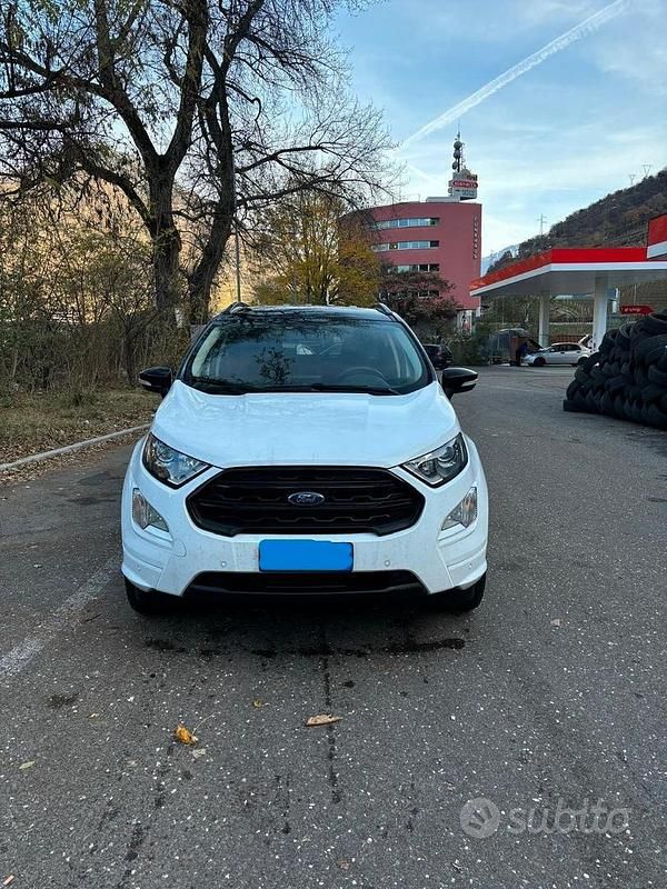 Usata Ford Ecosport ST-Line 125 CV (91 kW) 2018 Bianco SUV