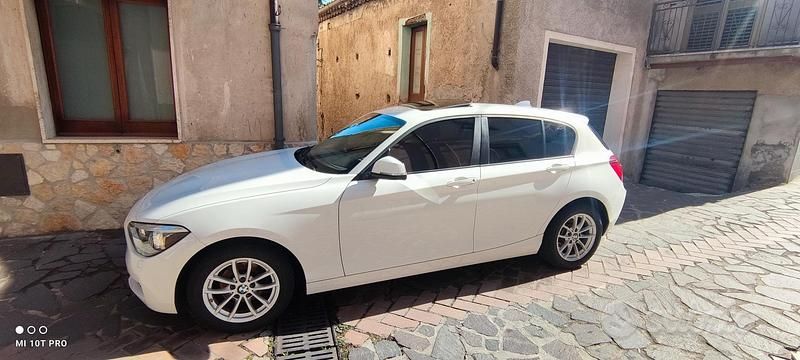 Usata BMW 118 Efficient Dynamics 143 CV (105 kW) 2015 Bianco Utilitaria