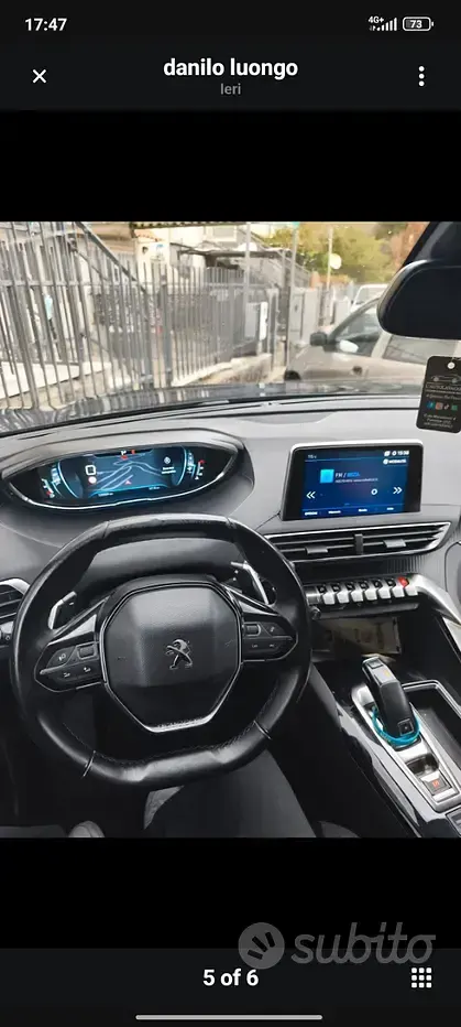 Usata Peugeot 3008 131 CV (96 kW) 2019 Nero SUV