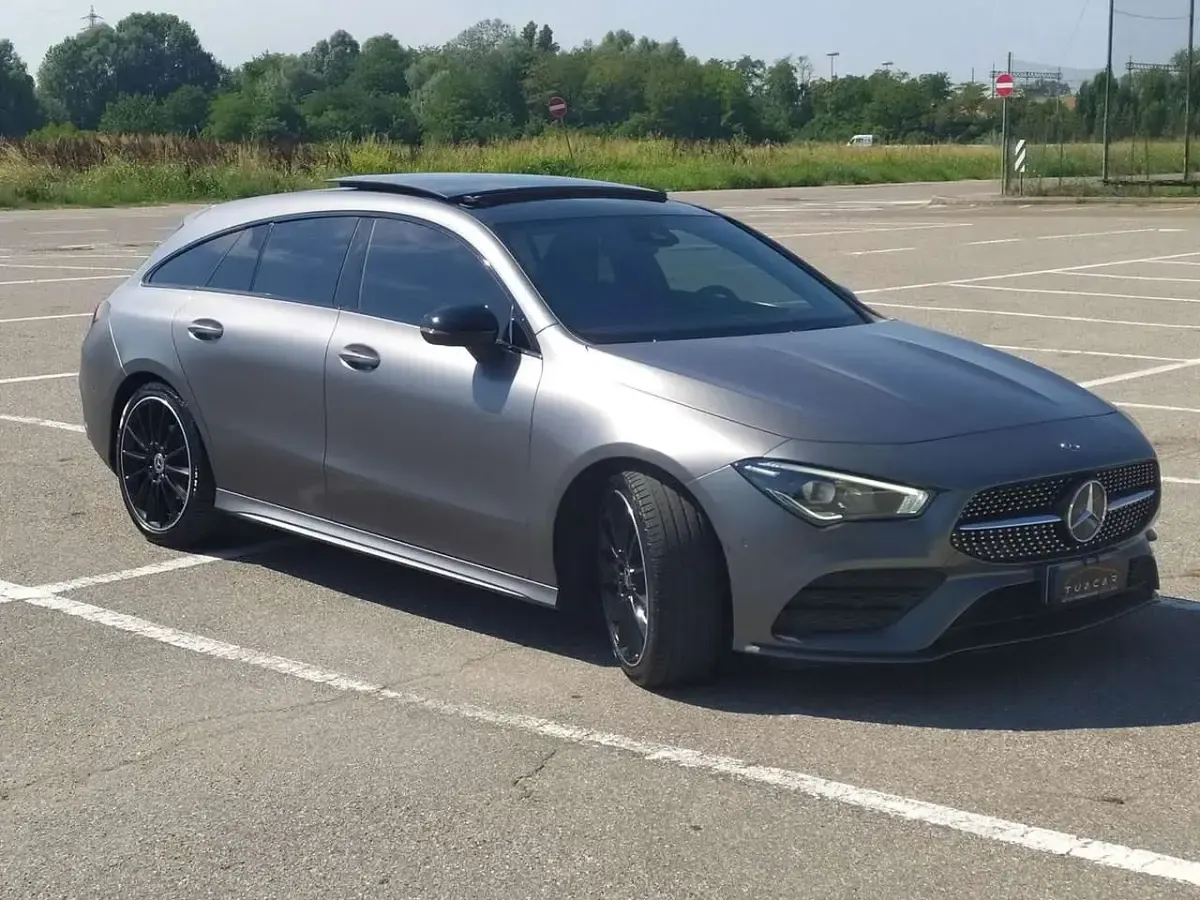 Usata Mercedes CLA200 Shooting Brake AMG line 150 CV (110 kW) 2020 Grigio Station wagon