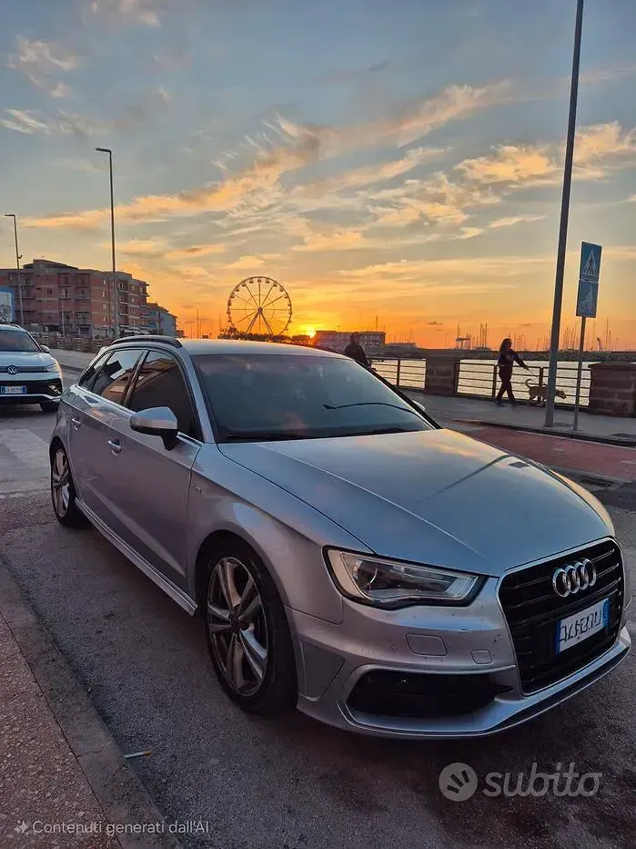 Usata Audi A3 150 CV (110 kW) 2016 Grigio Berlina