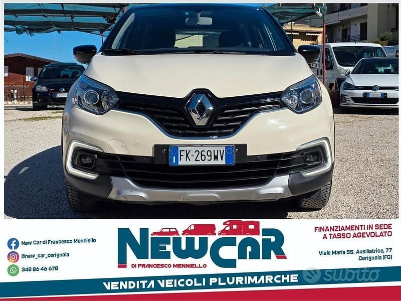 Usata Renault Captur Intens 90 CV (66 kW) 2018 Bianco SUV