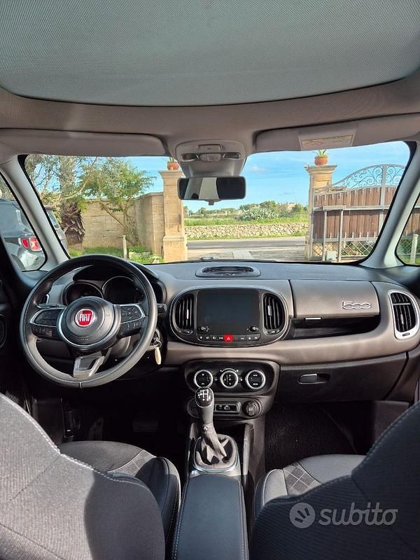 Usata Fiat 500L Lounge 95 CV (69 kW) 2017 Nero Monovolume