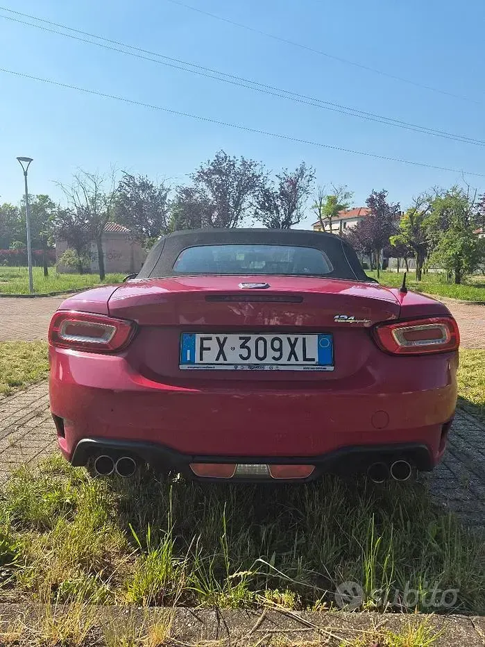 Usata Abarth 124 Spider 170 CV (125 kW) 2019 Rosso Cabrio