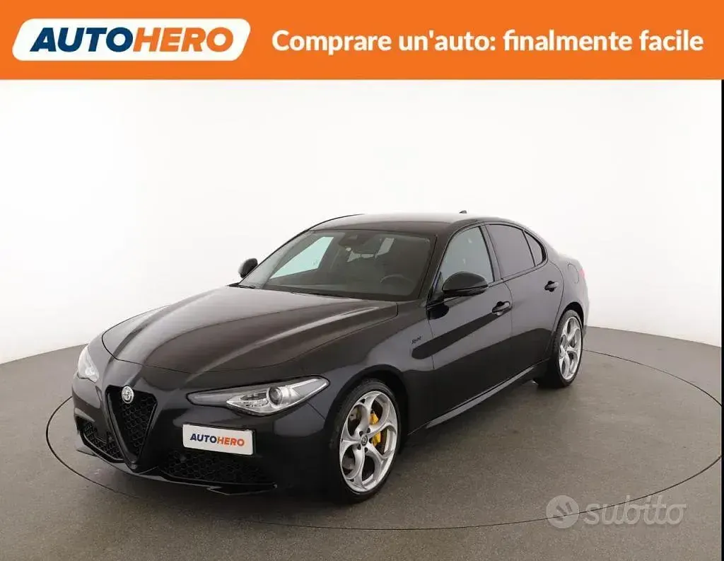 Usata Alfa Romeo Giulia 190 CV (139 kW) 2020 Nero Berlina