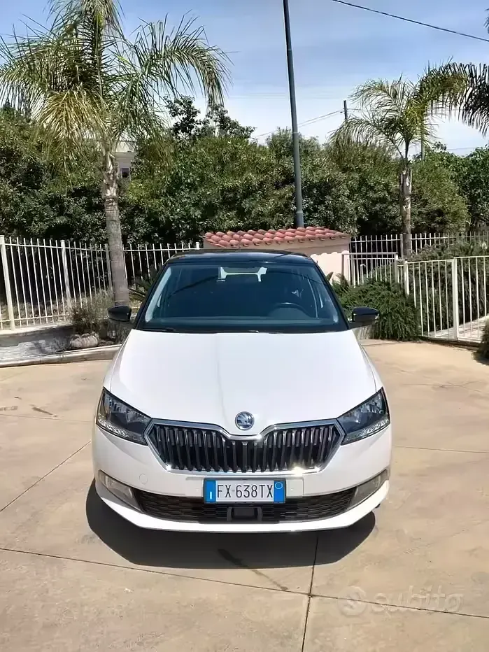 Usata Skoda Fabia Design Edition 60 CV (44 kW) 2019 Bianco Utilitaria