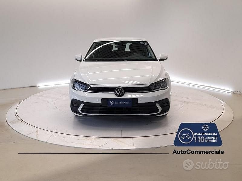 Usata VW Polo Life 95 CV (69 kW) 2023 Bianco Utilitaria