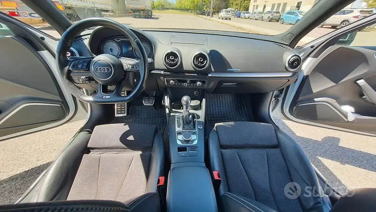 Usata Audi S3 Sport 310 CV (228 kW) 2017 Bianco Berlina