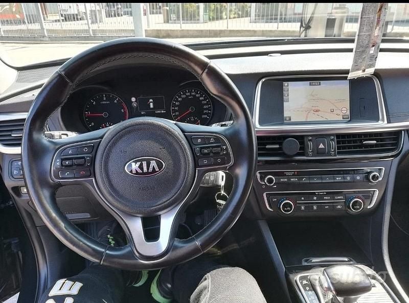 Usata Kia Optima 141 CV (103 kW) 2017 Blu/azzurro Station wagon