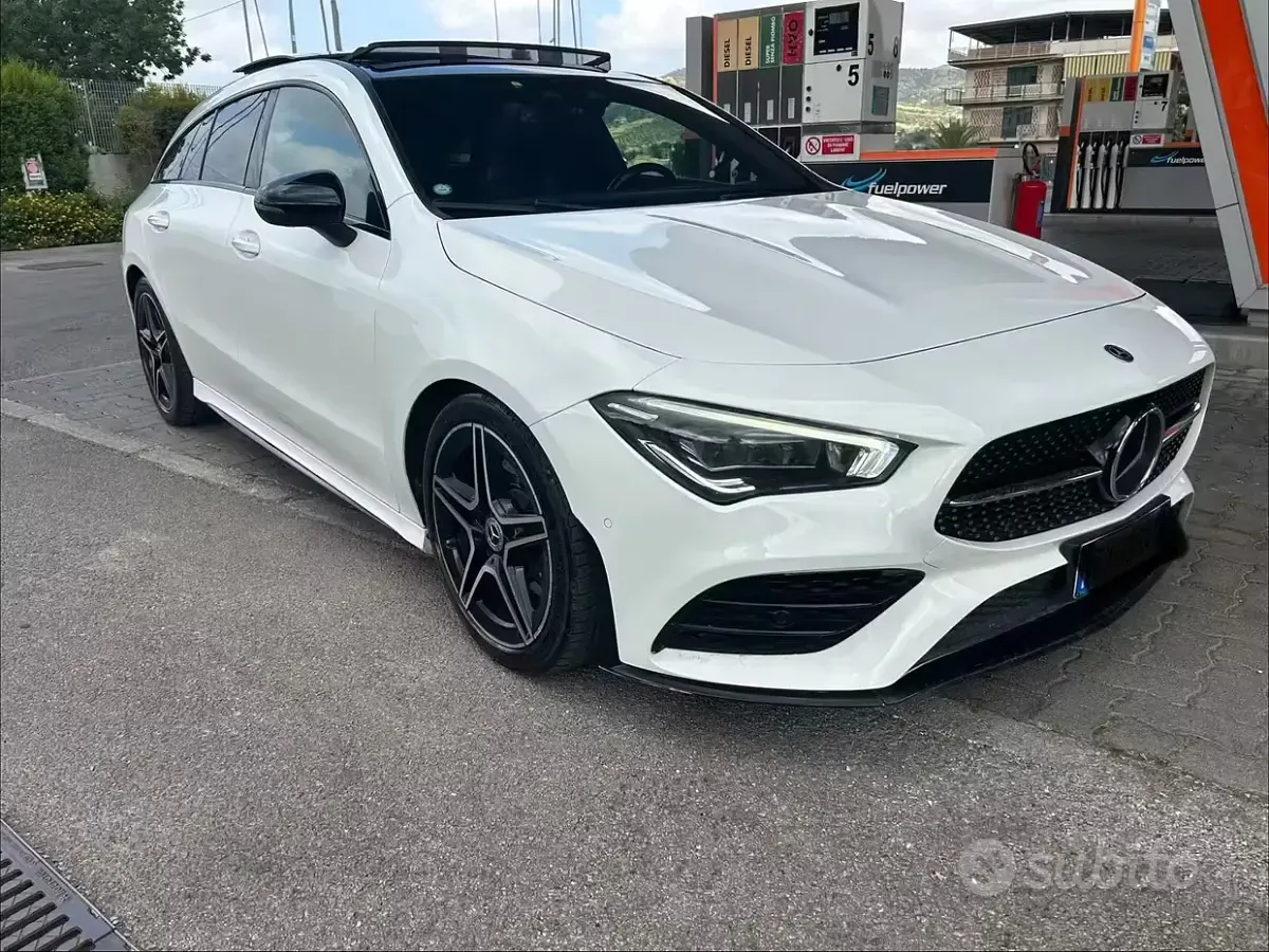 Usata Mercedes CLA200 Shooting Brake 150 CV (110 kW) 2020 Bianco Station wagon