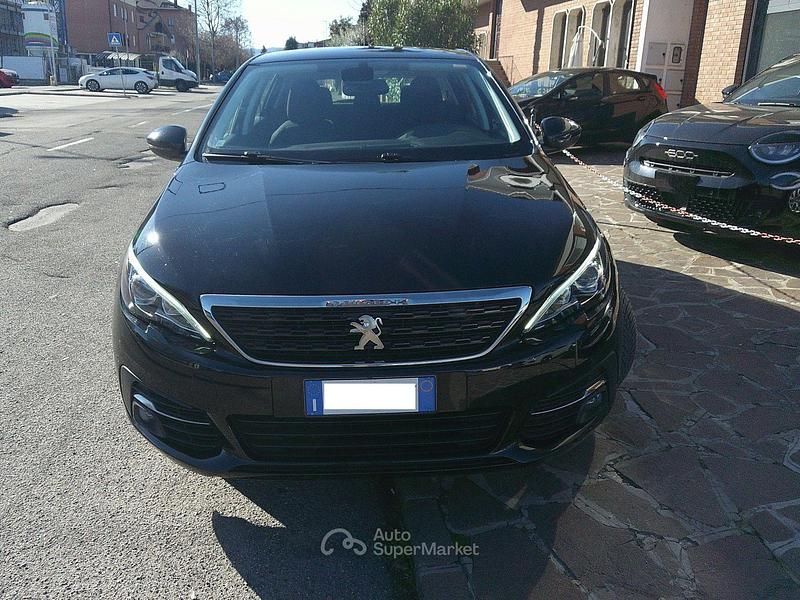 Usata Peugeot 308 Allure 131 CV (96 kW) 2019 Nero Berlina