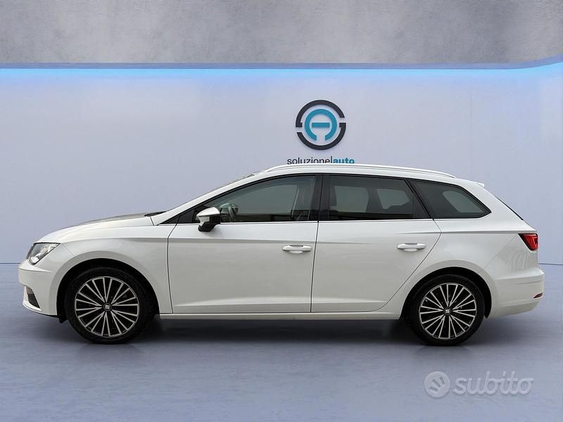 Brugt Seat Leon ST Business 131 HK (96 kW) 2019 Hvid Stationcar