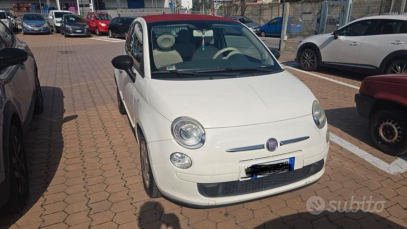 Usata Fiat 500C Pop 69 CV (50 kW) 2011 Bianco Cabrio